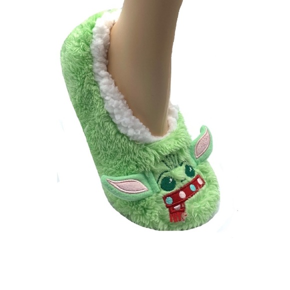 Star Wars The Mandalorian, Holiday Women's Slipper Socks, 1-Pack, One Size - Picture 3 of 4